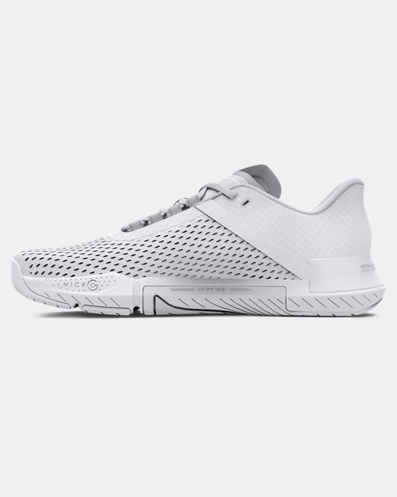 Women's UA TriBase™ Reign 4 Training Shoes in White image number 1
